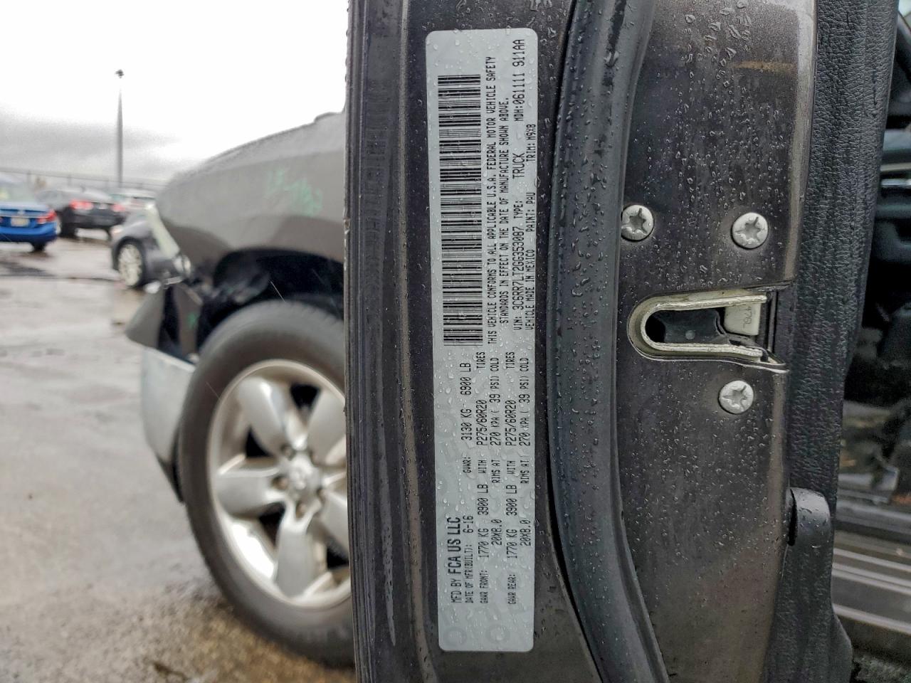 2016 Ram 1500 Slt VIN: 3C6RR7LT2GG353087 Lot: 94266445