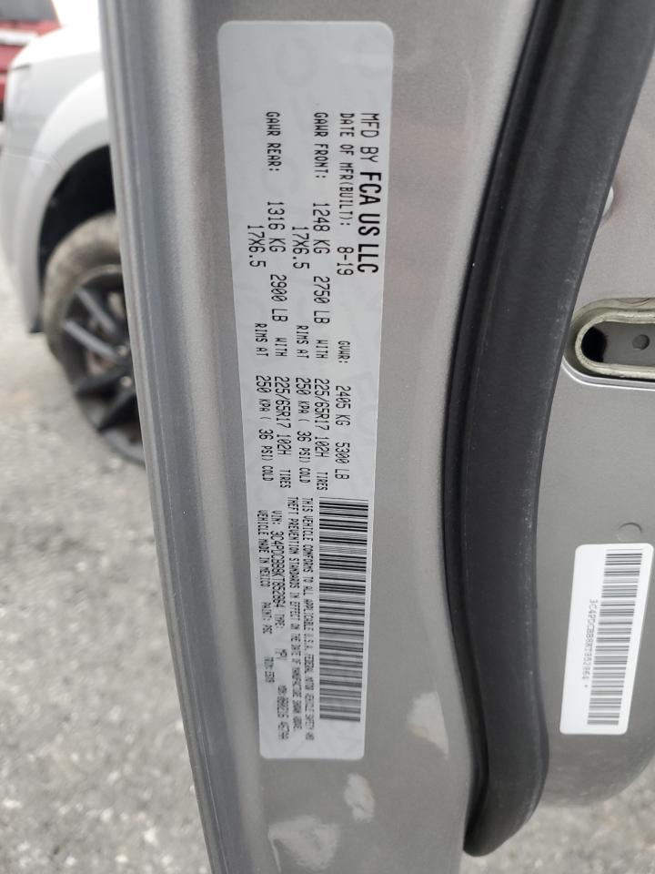 2019 Dodge Journey Se VIN: 3C4PDCBB8KT852864 Lot: 92762605