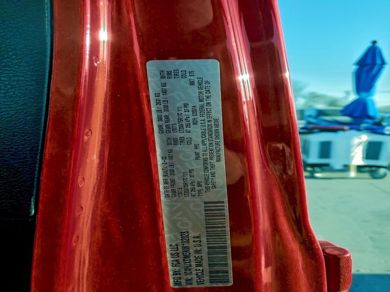 2022 Jeep Wrangler Unlimited Sport VIN: 1C4HJXDM5NW182028 Lot: 92861965