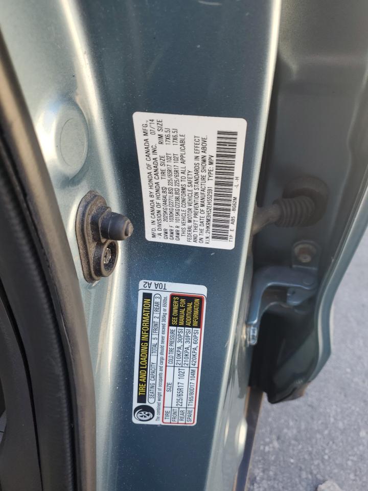 2014 Honda Cr-V Ex VIN: 2HKRM3H52EH552591 Lot: 90603805