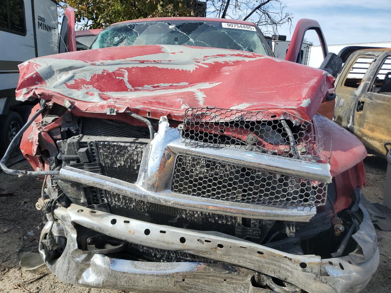 2004 Dodge Ram 250 Flatbed Truck VIN: 3D7KU28C54G136347 Lot: 90754495