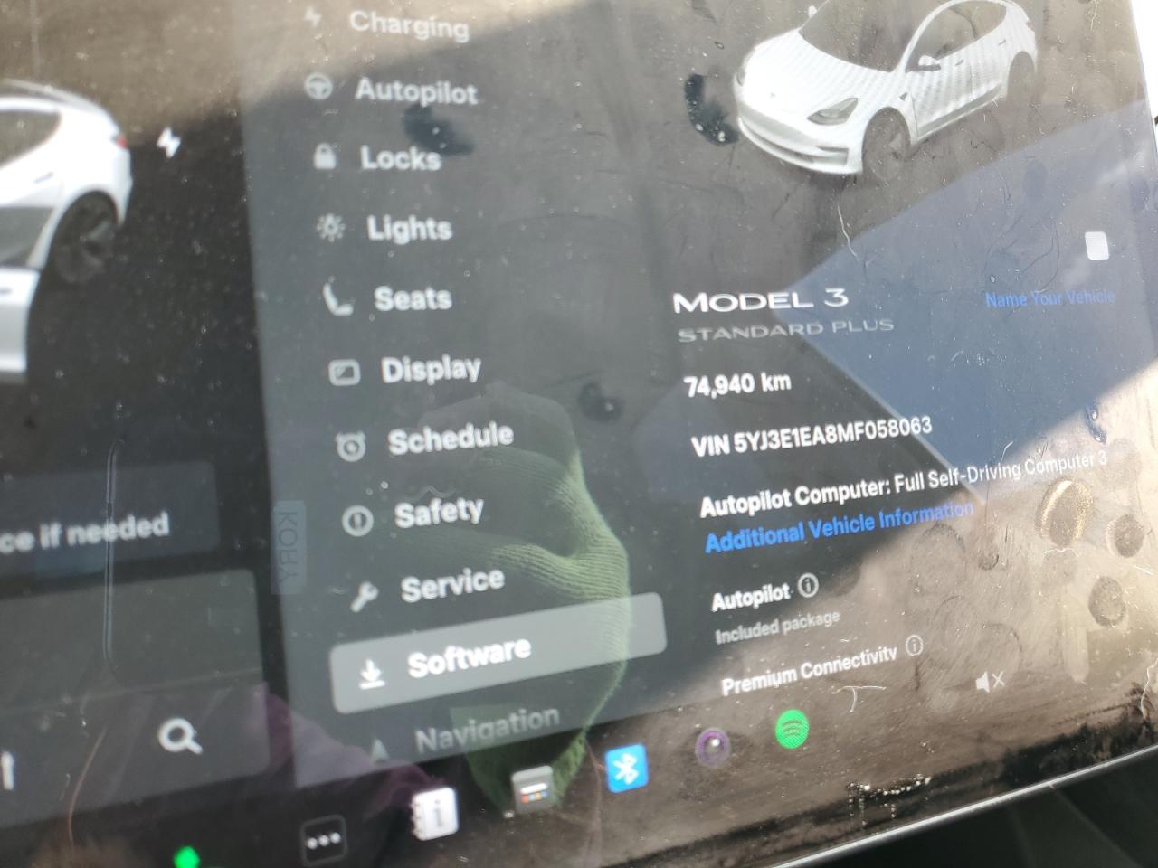 2021 Tesla Model 3 VIN: 5YJ3E1EA8MF058063 Lot: 91120455