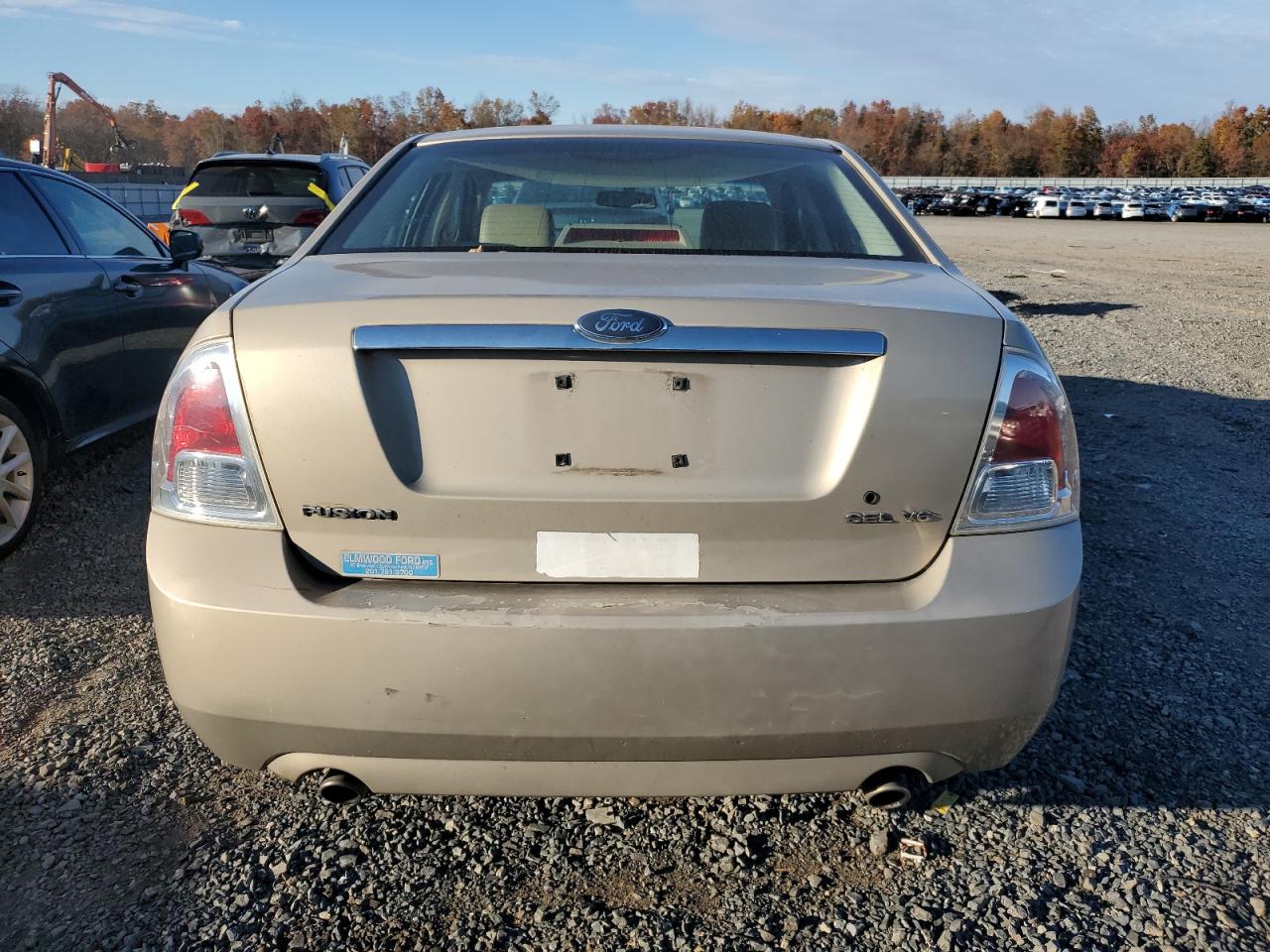 2006 Ford Fusion Sel VIN: 3FAHP08176R246229 Lot: 91091185