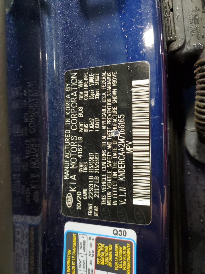 2021 Kia Seltos Ex VIN: KNDERCAA2M7166165 Lot: 93434105