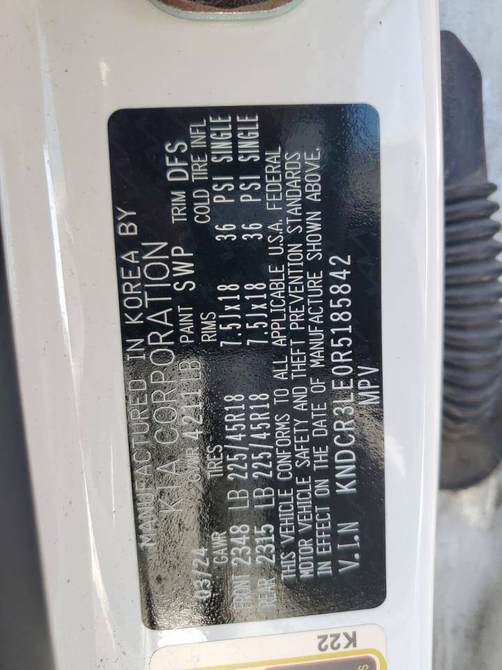 2024 Kia Niro Ex VIN: KNDCR3LE0R5185842 Lot: 93770795