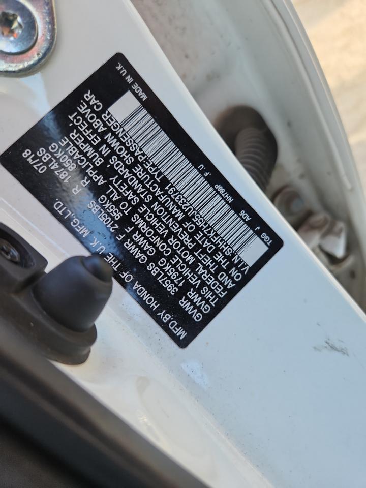 2018 Honda Civic Ex VIN: SHHFK7H55JU233791 Lot: 91675495