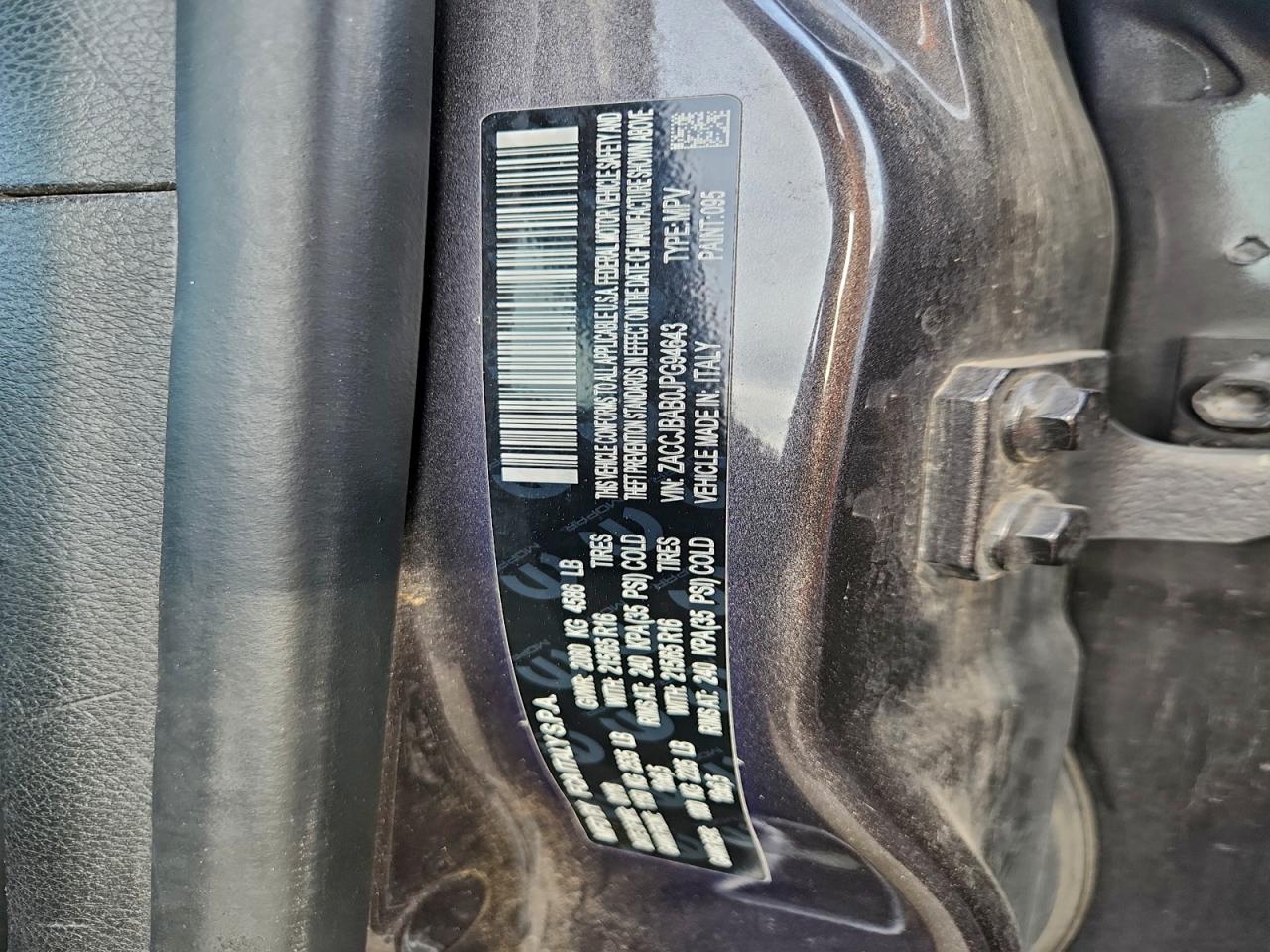 2018 Jeep Renegade Sport VIN: ZACCJBAB0JPG94643 Lot: 94718625