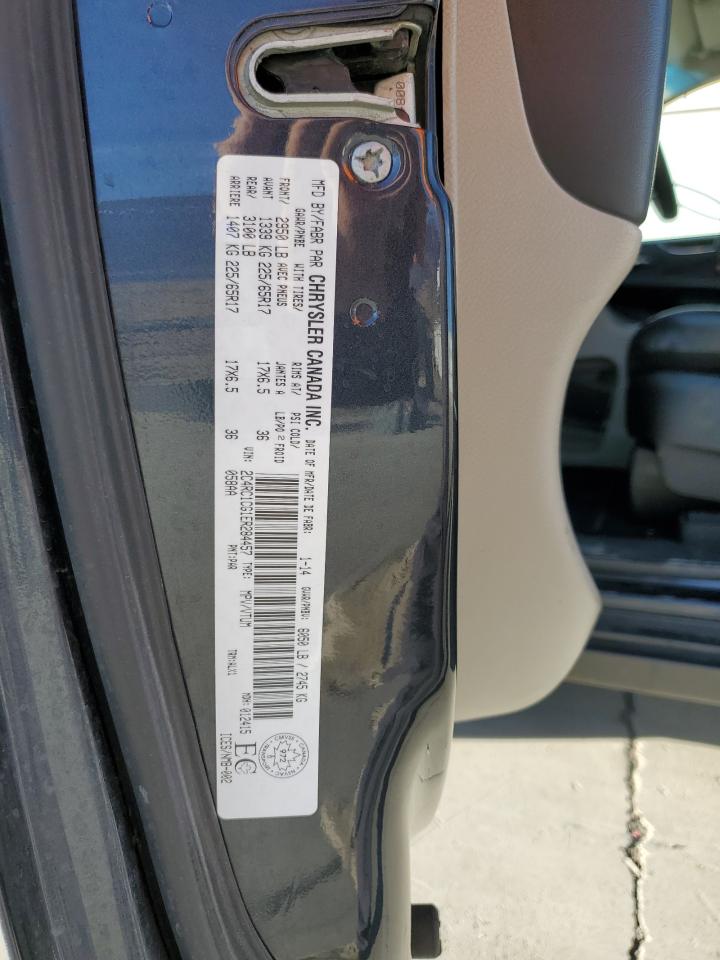 2014 Chrysler Town & Country Touring L VIN: 2C4RC1CG1ER284457 Lot: 92110345