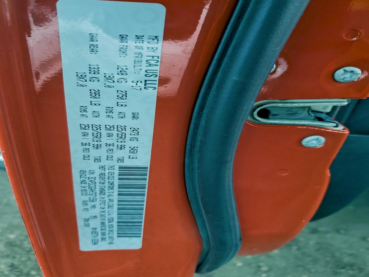 2017 Dodge Journey Crossroad VIN: 3C4PDCGG4HT671550 Lot: 93829485