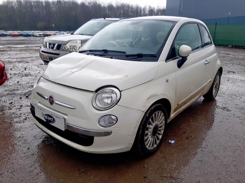 2012 FIAT 500 1.2 LOUNGE 3DR [START STOP] for sale at Copart WESTBURY