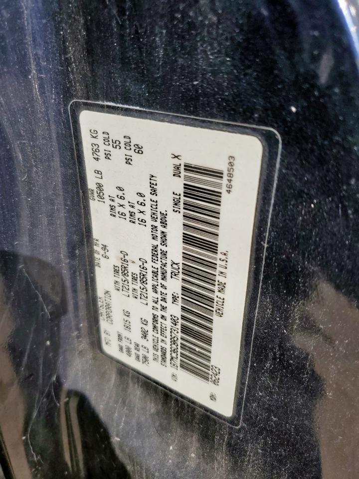 1994 Dodge Ram 3500 VIN: 1B7MC36C8RS731403 Lot: 92688665