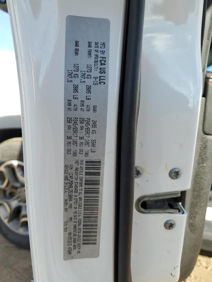 2020 Jeep Cherokee Trailhawk VIN: 1C4PJMBN9LD518004 Lot: 91857185