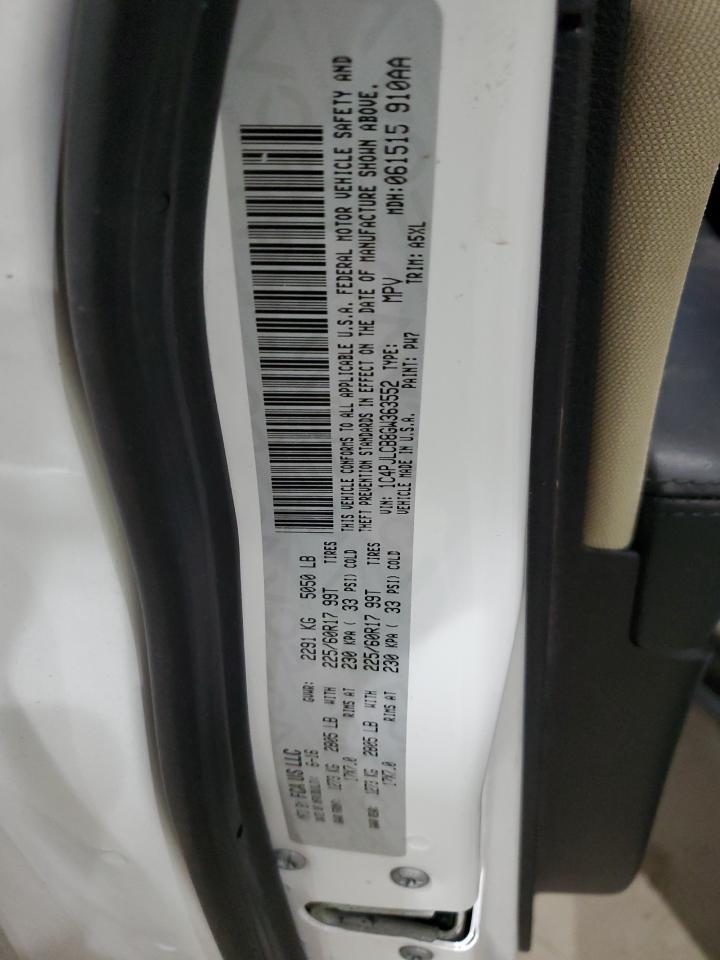 2016 Jeep Cherokee Latitude VIN: 1C4PJLCB8GW363552 Lot: 92060685