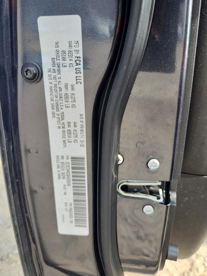 2016 Chrysler 300 Limited VIN: 2C3CCAAG3GH269206 Lot: 93071675