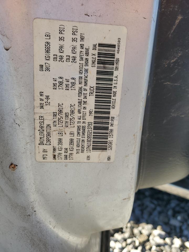 2005 Dodge Ram 1500 St VIN: 1D7HU18D95S213793 Lot: 90991775