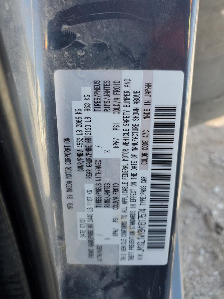 2021 Mazda 6 Grand Touring Reserve VIN: JM1GL1WY8M1617574 Lot: 92176875