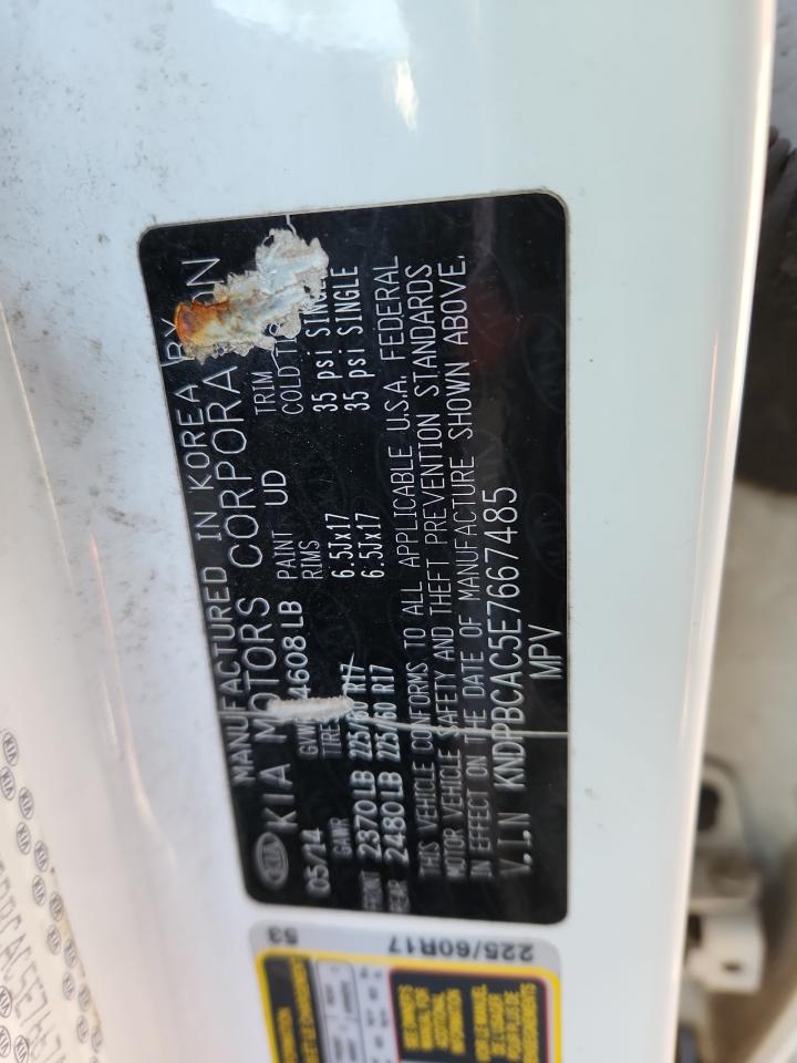 2014 Kia Sportage Lx VIN: KNDPBCAC5E7667485 Lot: 92088205