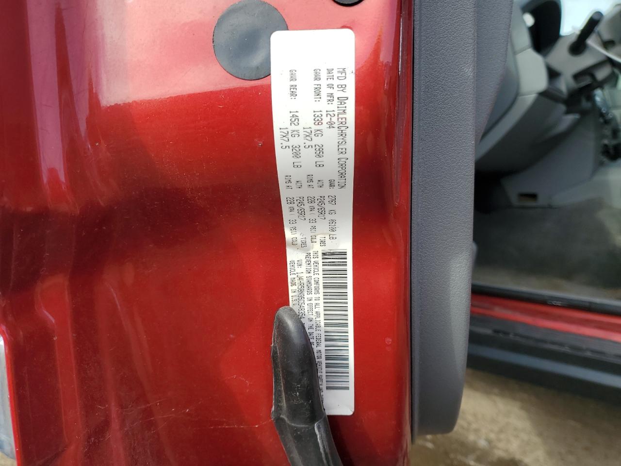 2005 Jeep Grand Cherokee Limited VIN: 1J4HR58N35C548354 Lot: 91120135