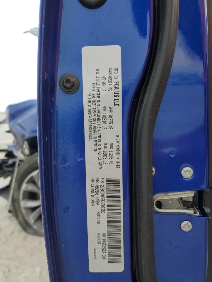 2019 Chrysler 300 Touring VIN: 2C3CCAAG8KH506393 Lot: 92570095