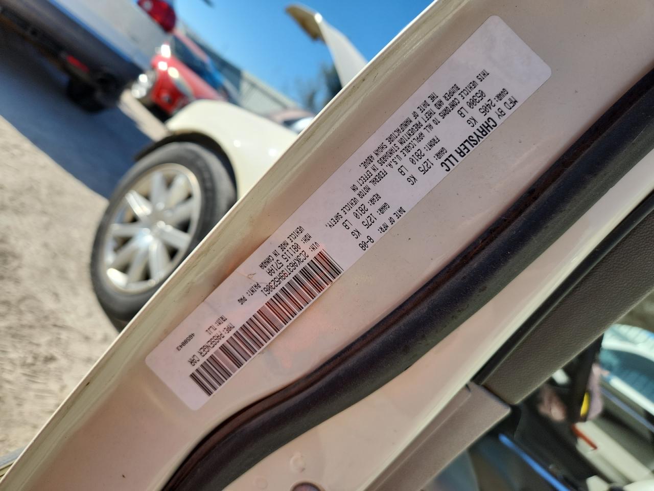 2009 Chrysler 300C VIN: 2C3KA63T99H523061 Lot: 91186745