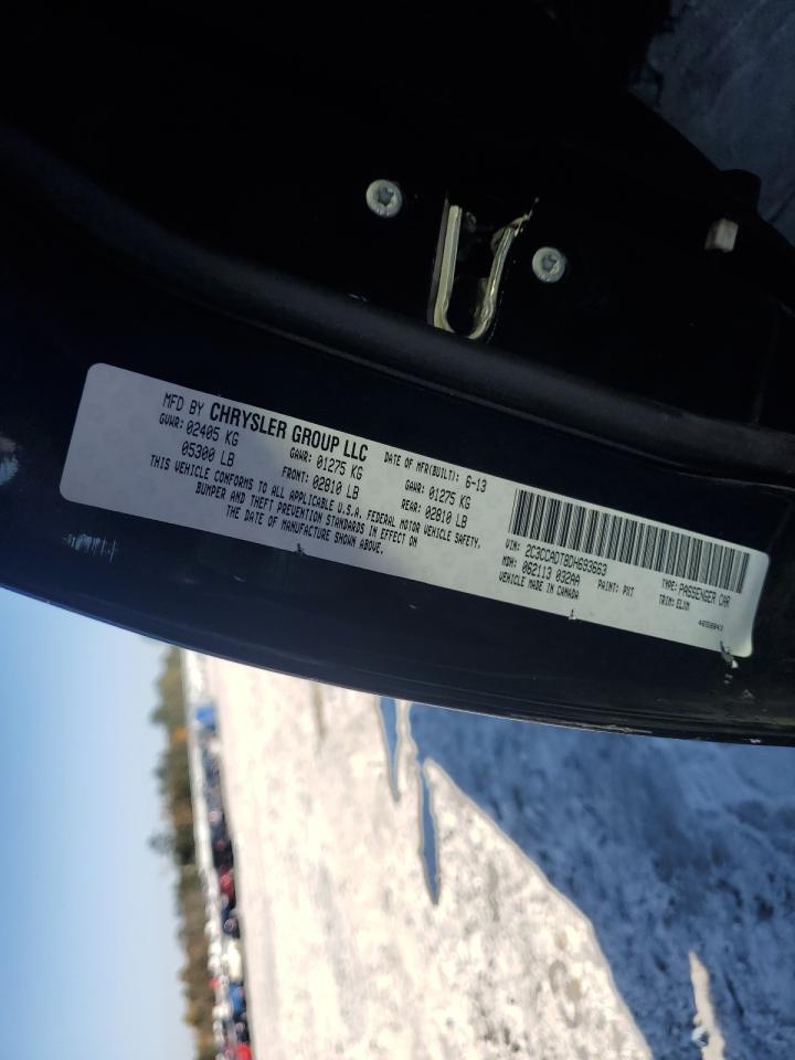 2013 Chrysler 300C Varvatos VIN: 2C3CCADT8DH693663 Lot: 91677765