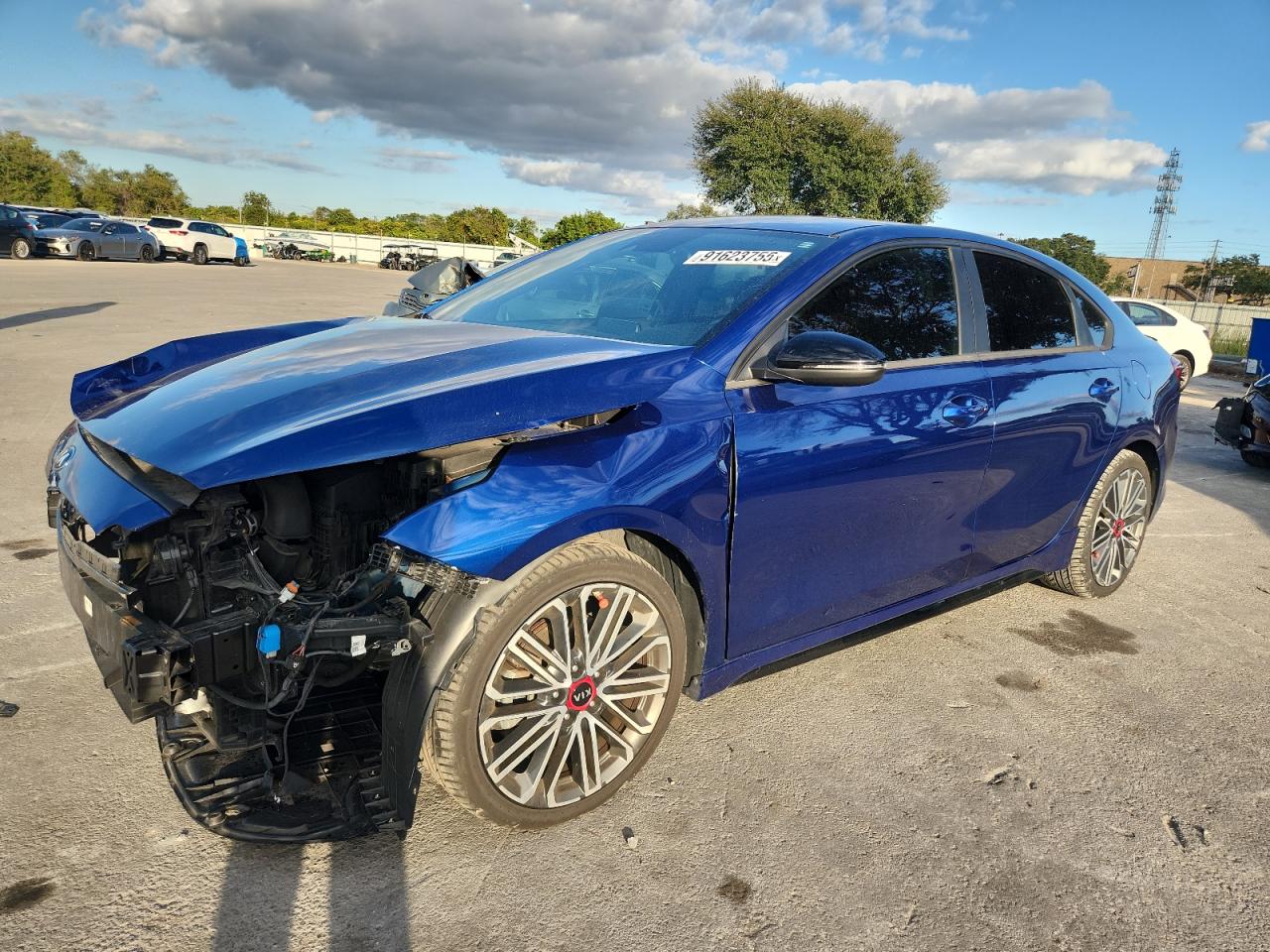 2021 Kia Forte Gt VIN: 3KPF44AC7ME379283 Lot: 91623755