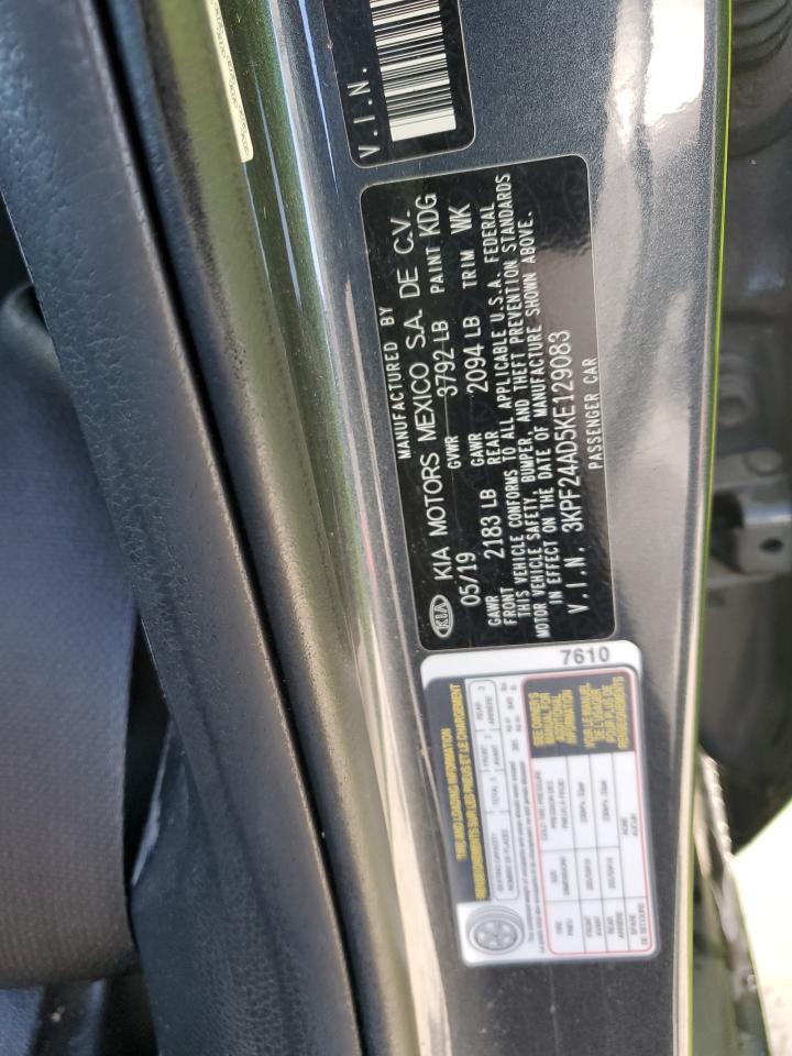 2019 Kia Forte Fe VIN: 3KPF24AD5KE129083 Lot: 90898845
