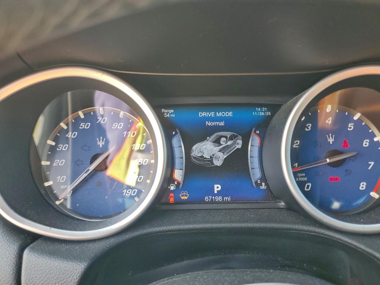 2017 Maserati Ghibli VIN: ZAM57XSA8H1233903 Lot: 93916525