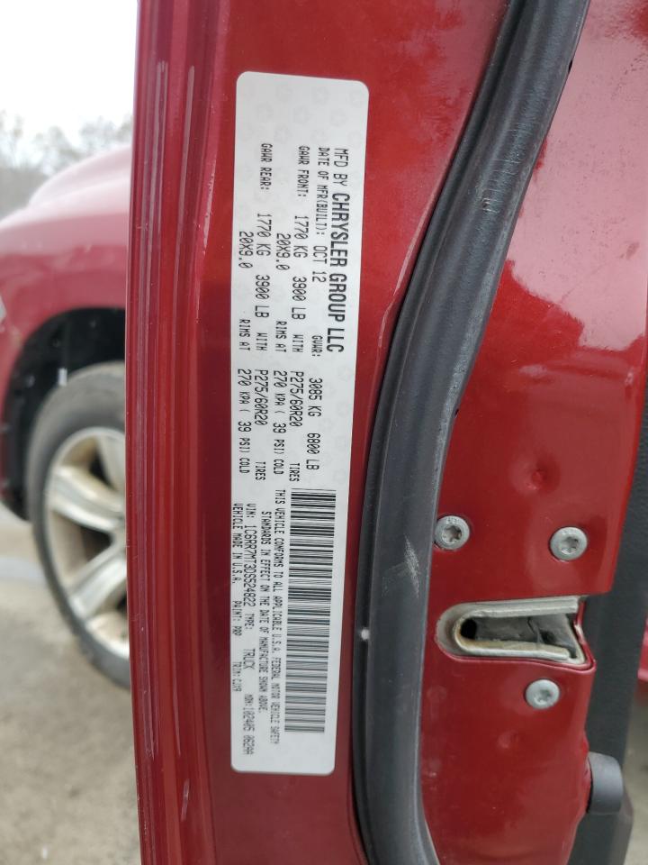 2013 Ram 1500 Sport VIN: 1C6RR7MT3DS524822 Lot: 92920425