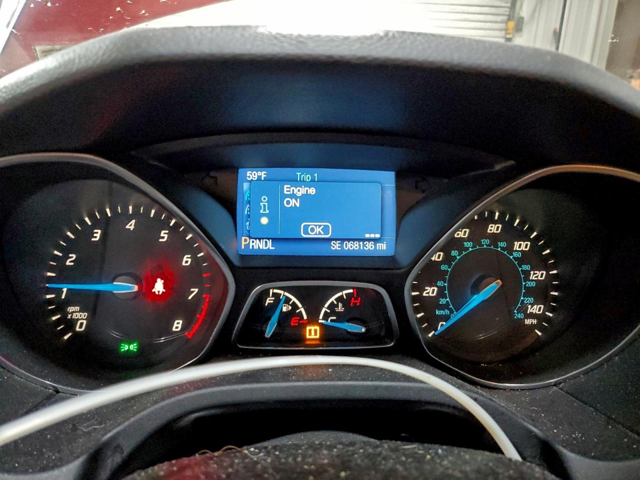 2014 Ford Focus Se VIN: 1FADP3F25EL371125 Lot: 94223075