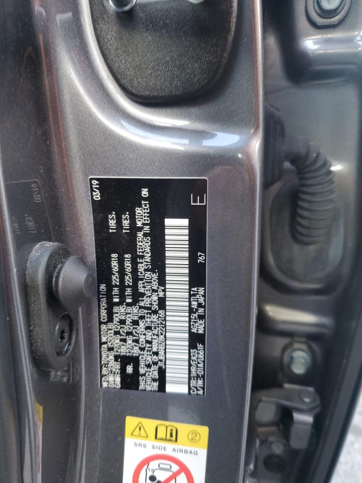 2019 Lexus Nx 300 Base VIN: JTJBARBZ8K2212168 Lot: 92355865