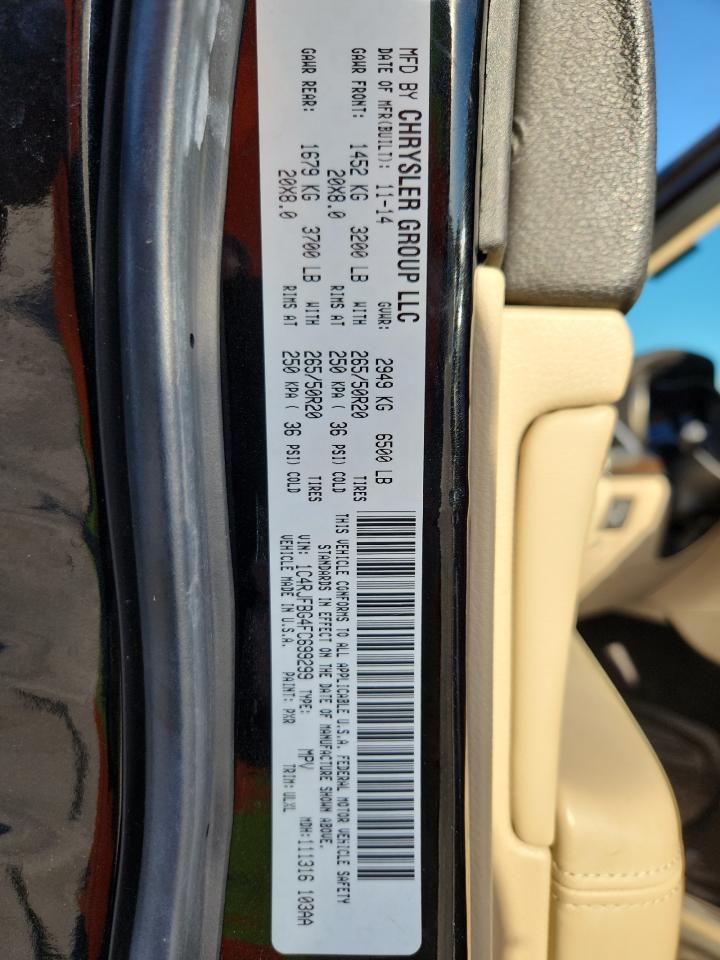 2015 Jeep Grand Cherokee Limited VIN: 1C4RJFBG4FC699299 Lot: 90098435