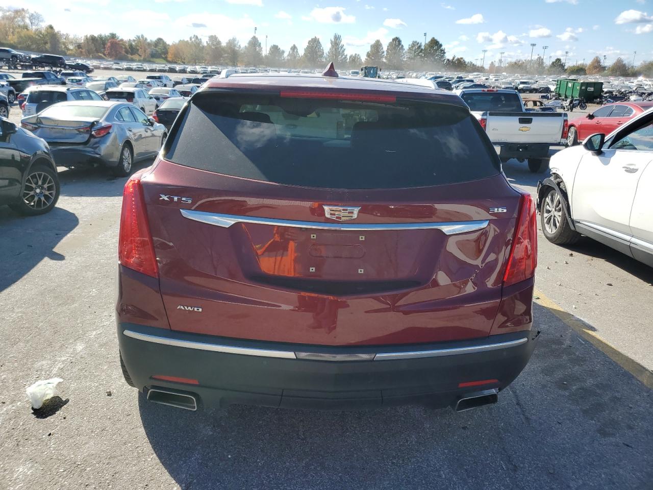 2017 Cadillac Xt5 Premium Luxury VIN: 1GYKNERS1HZ124131 Lot: 91189295