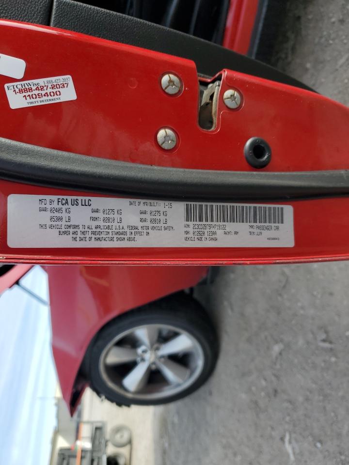 2015 Dodge Challenger Sxt Plus VIN: 2C3CDZBT5FH719122 Lot: 91880845