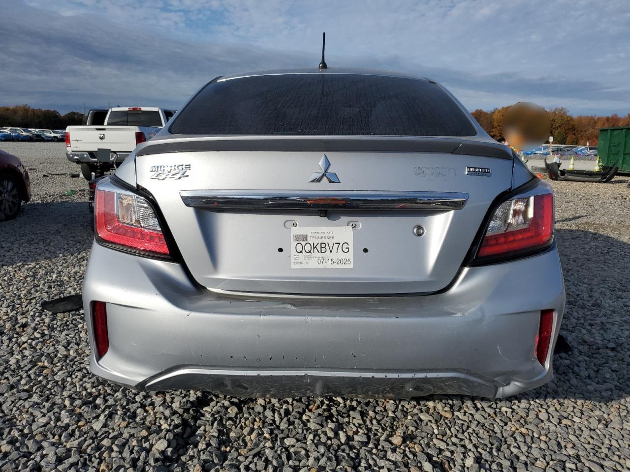 2021 Mitsubishi Mirage G4 Es VIN: ML32FUFJ3MHF06451 Lot: 93143275