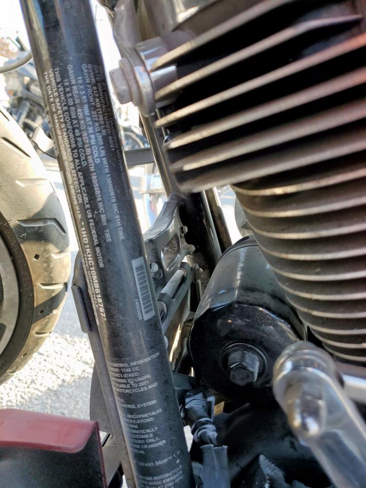 2021 Harley-Davidson Fltrx VIN: 1HD1KHC10MB618767 Lot: 92044275