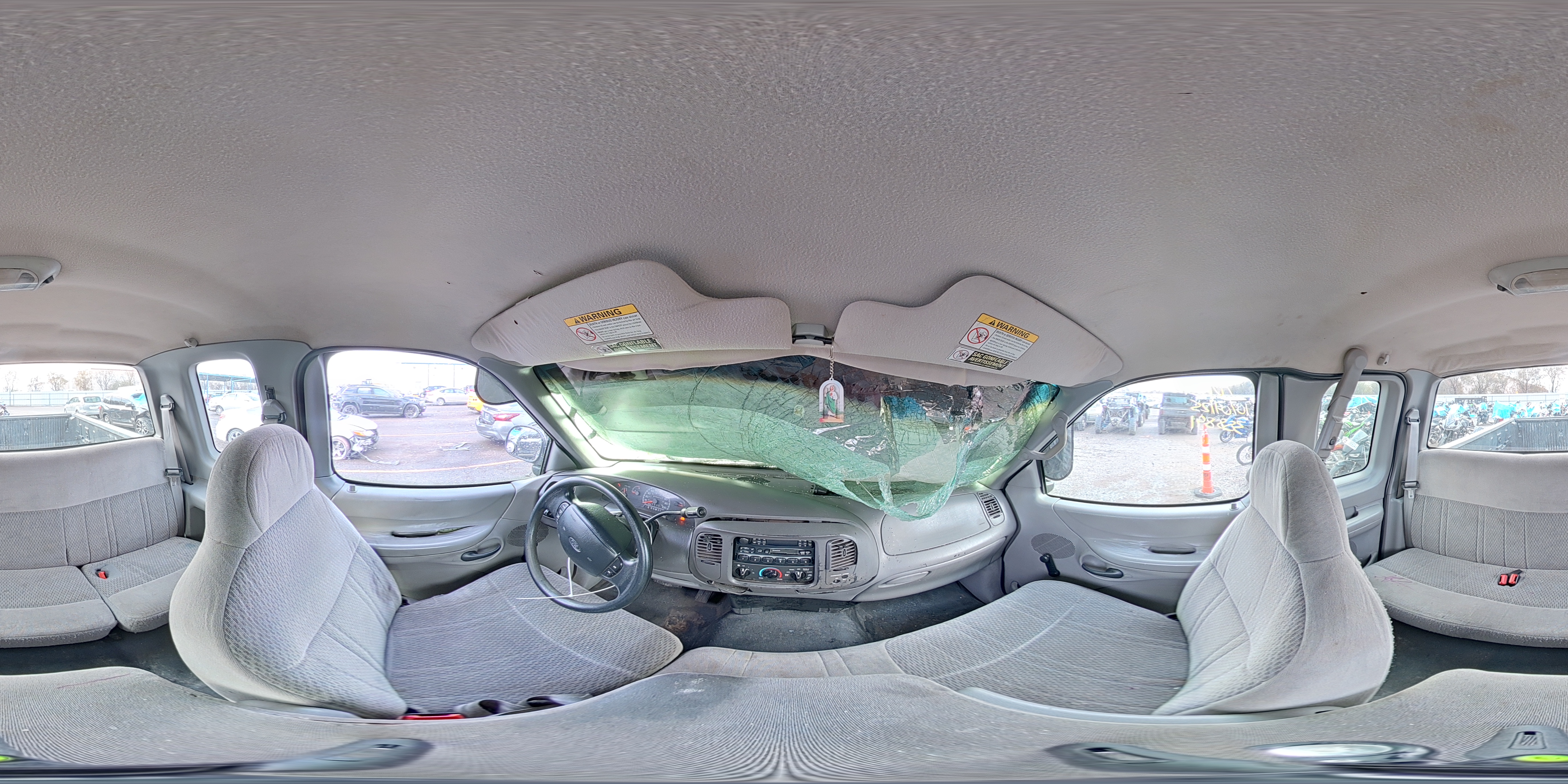 1998 Ford F150 VIN: 2FTZX1729WCA76382 Lot: 92309675