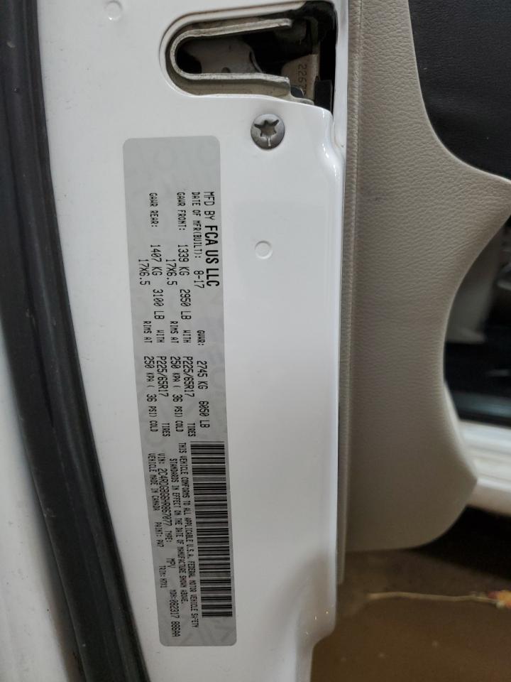 2017 Dodge Grand Caravan Se VIN: 2C4RDGBG6HR867077 Lot: 91869095