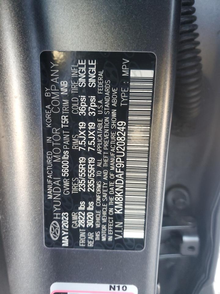 2023 Hyundai Ioniq 5 Sel VIN: KM8KNDAF9PU208249 Lot: 92516705