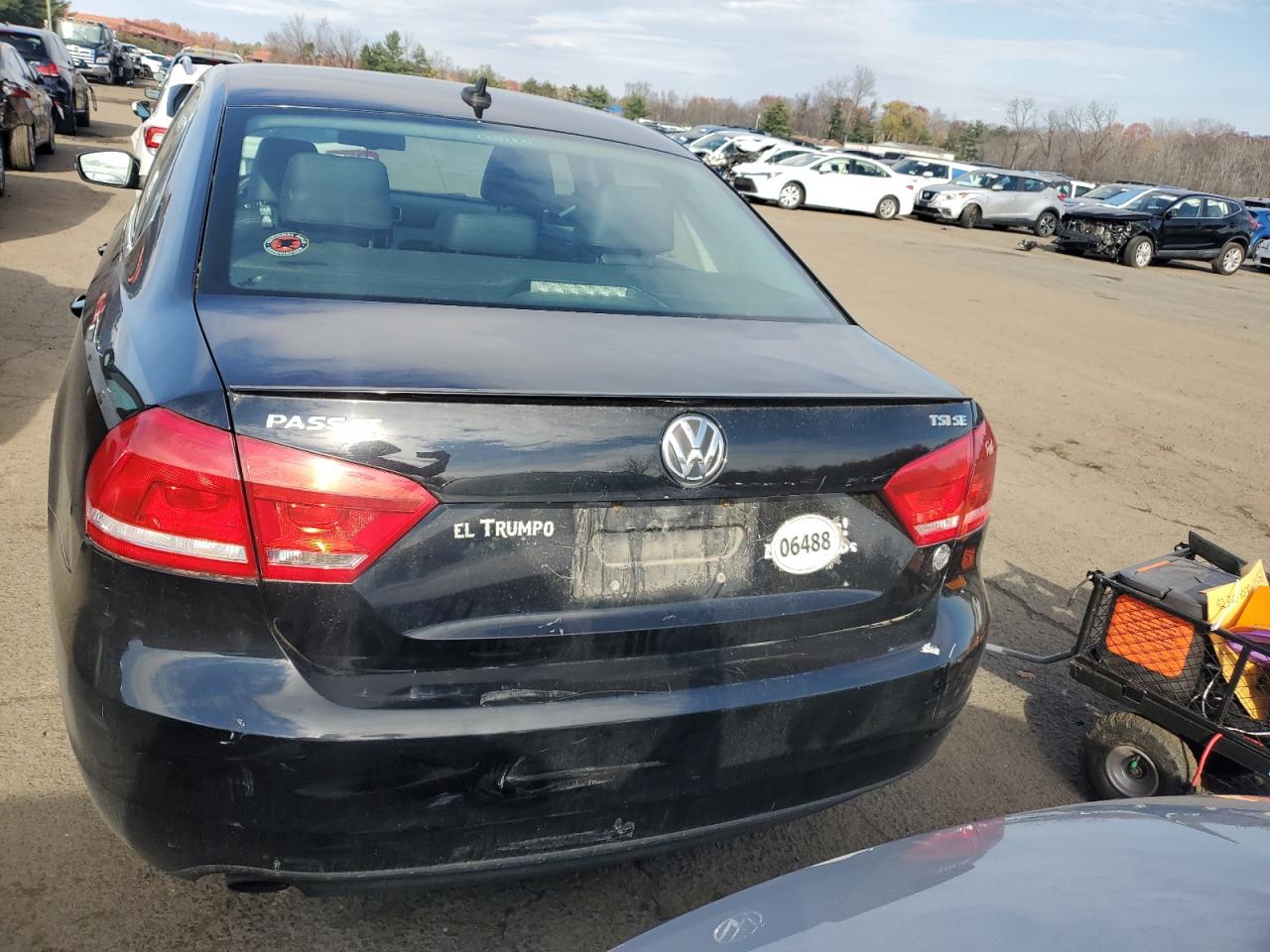 2014 Volkswagen Passat Se VIN: 1VWBT7A3XEC049162 Lot: 92469955