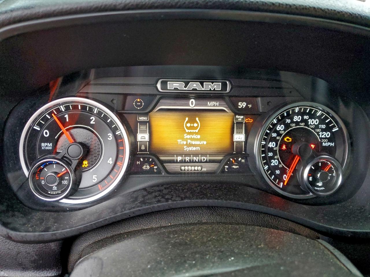 2022 Ram 2500 Big Horn/Lone Star VIN: 3C6UR5DL9NG309095 Lot: 93530095