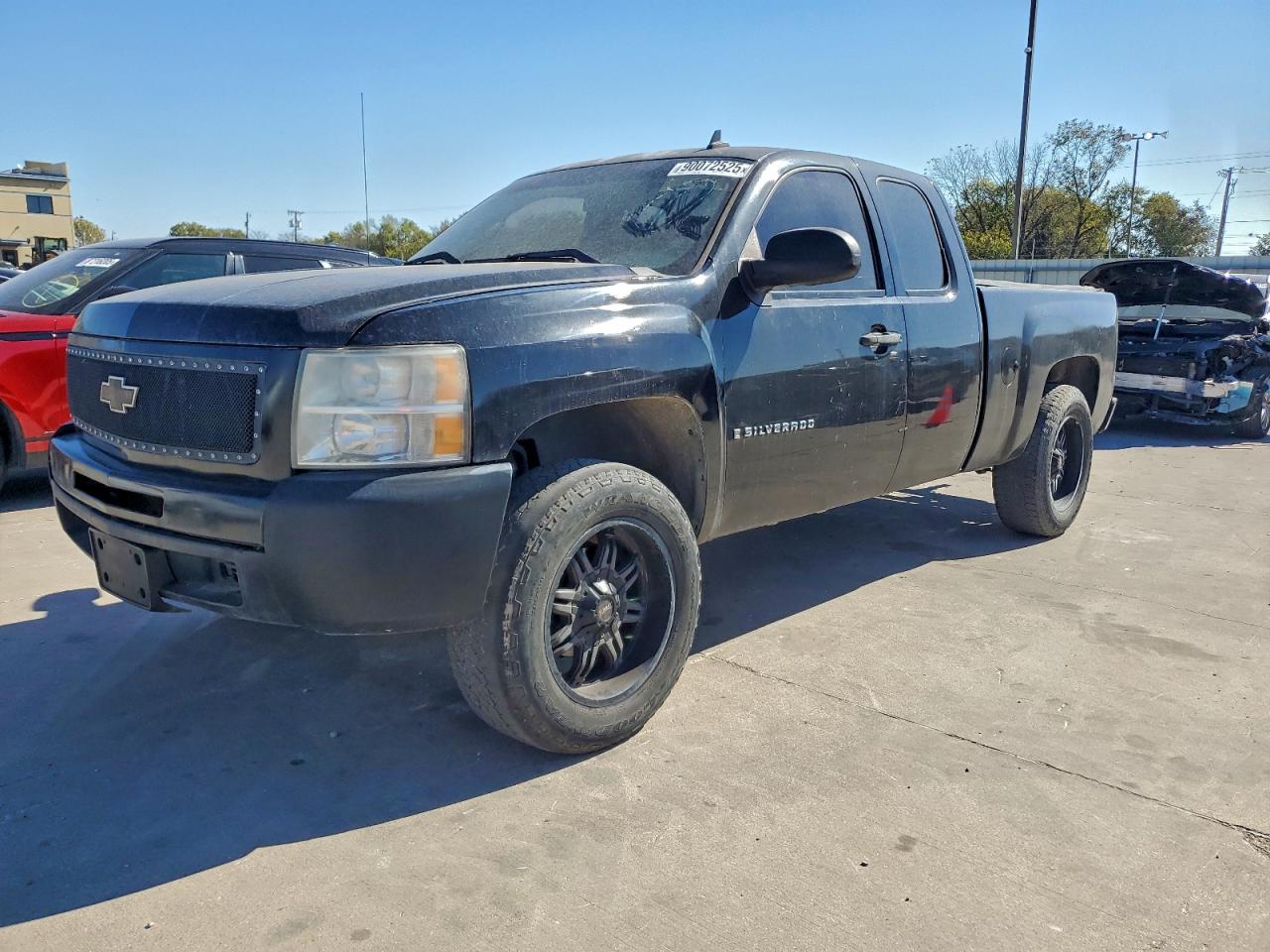 2009 Chevrolet Silverado C1500 black pickup gas 2GCEC19C491117064 photo #1