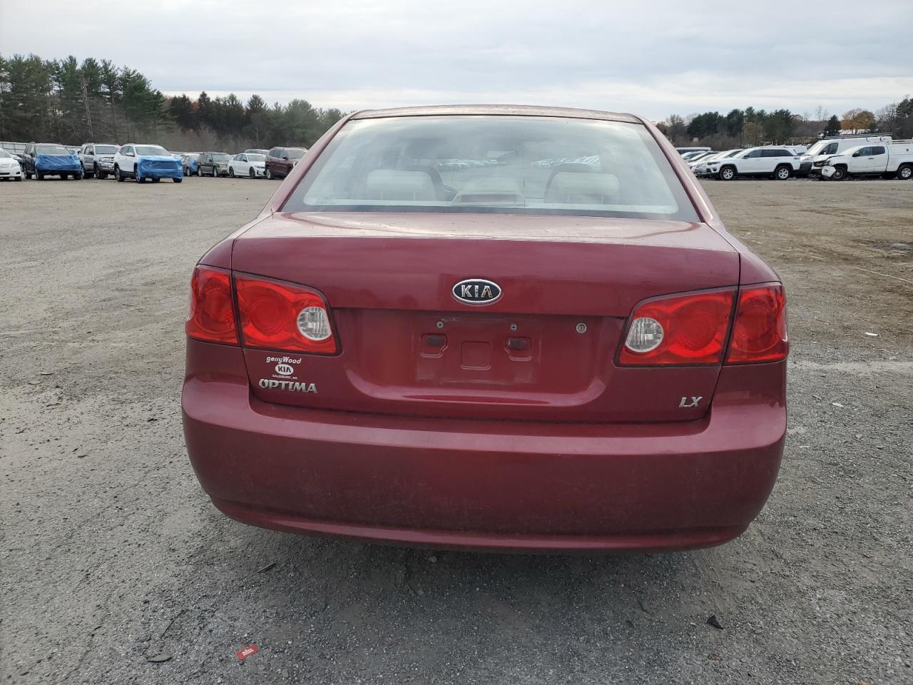 2007 Kia Optima Lx VIN: KNAGE123X75130102 Lot: 92267515