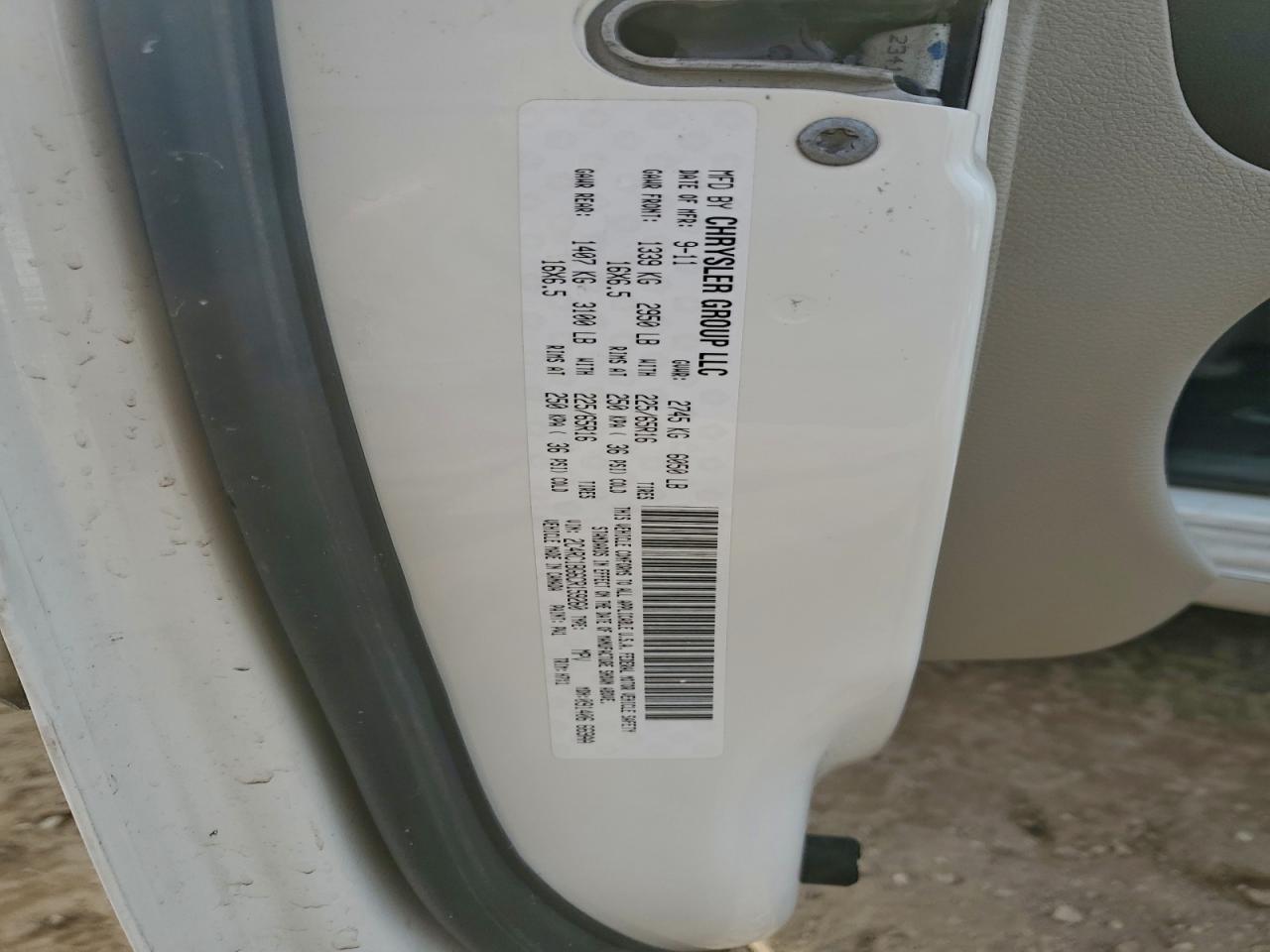 2012 Chrysler Town & Country Touring VIN: 2C4RC1BG6CR159260 Lot: 93909715