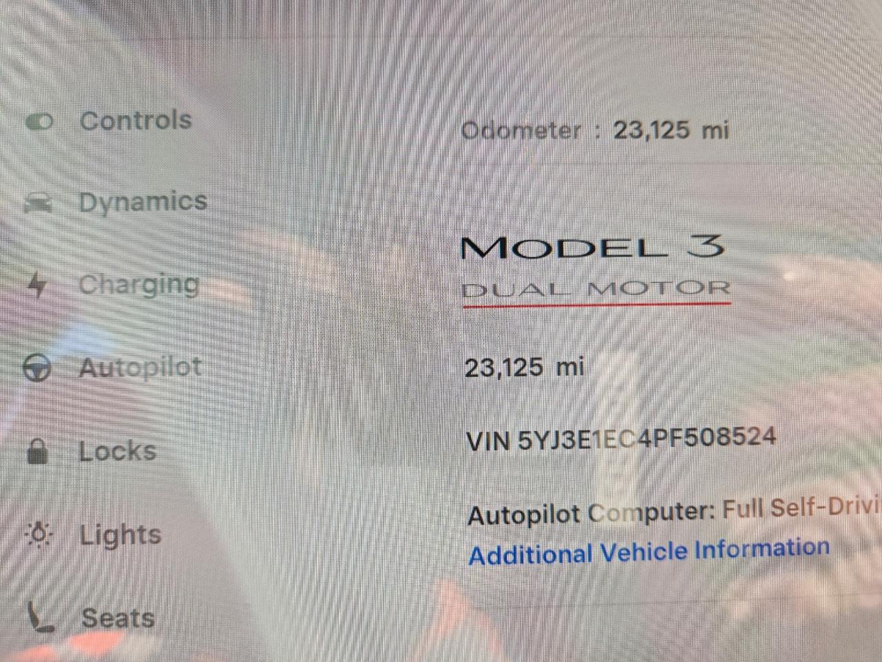 2023 Tesla Model 3 VIN: 5YJ3E1EC4PF508524 Lot: 94183515