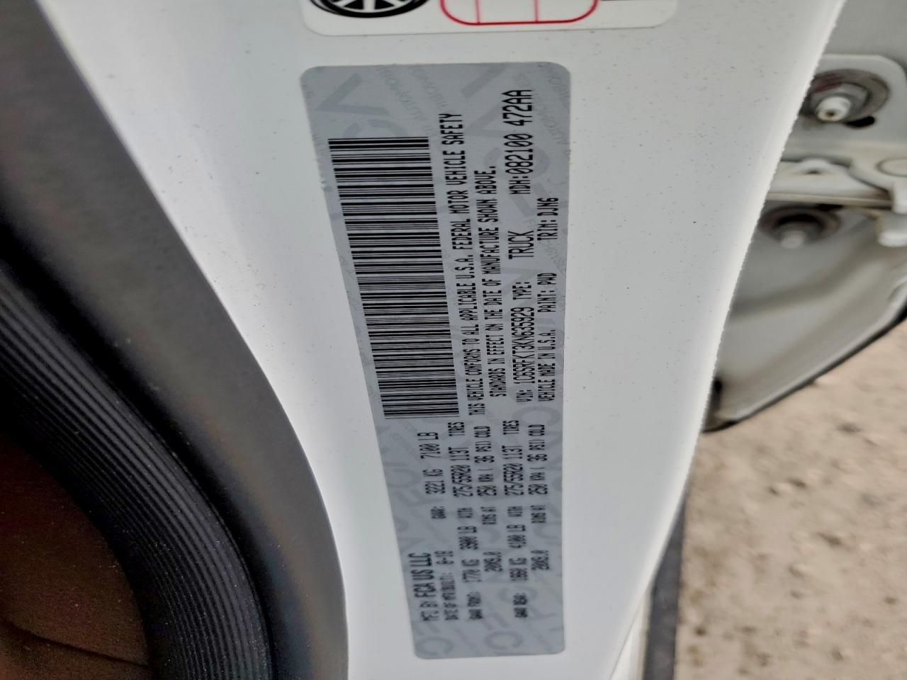 2019 Ram 1500 Longhorn VIN: 1C6SRFKT3KN635929 Lot: 93842175