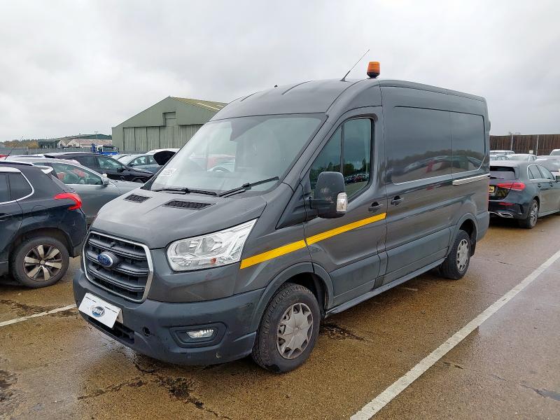 2021 FORD TRANSIT 2.0 ECOBLUE 130PS H2 TREND VAN for sale at Copart NEWBURY
