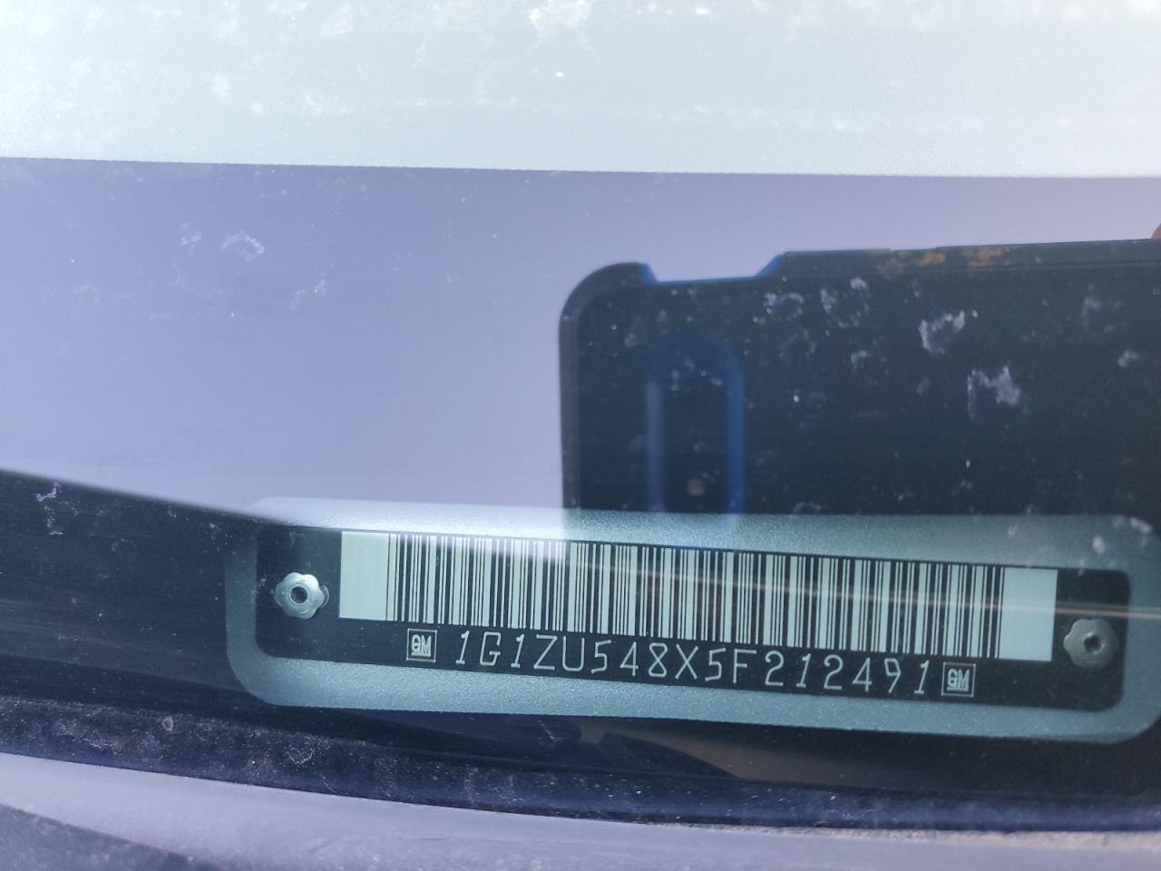 2005 Chevrolet Malibu Lt VIN: 1G1ZU548X5F212491 Lot: 91546545