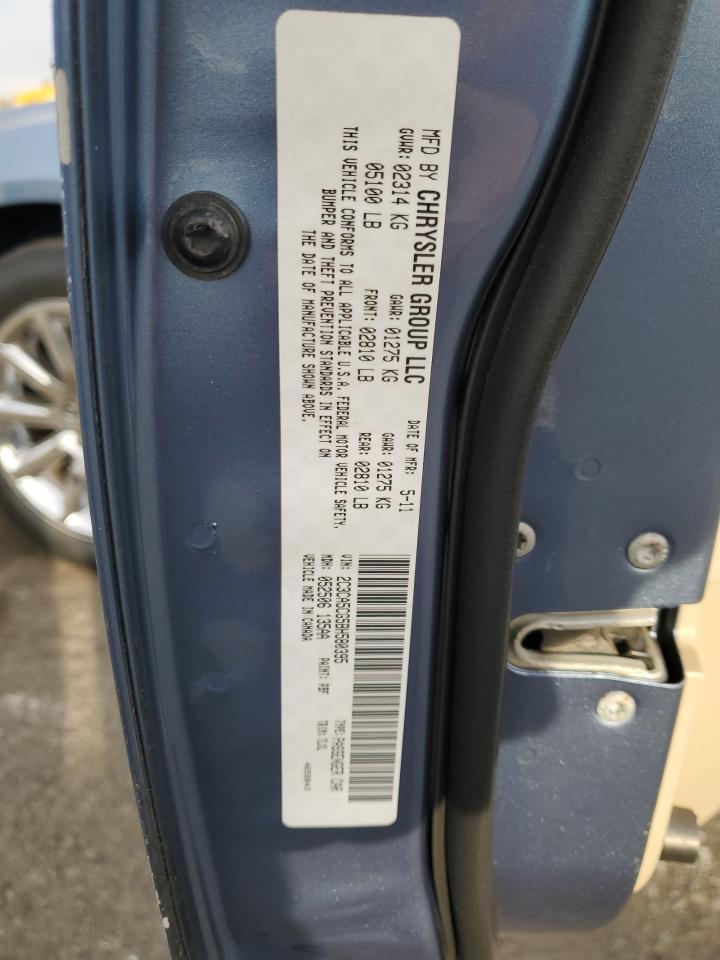 2011 Chrysler 300 Limited VIN: 2C3CA5CG5BH580395 Lot: 91878245