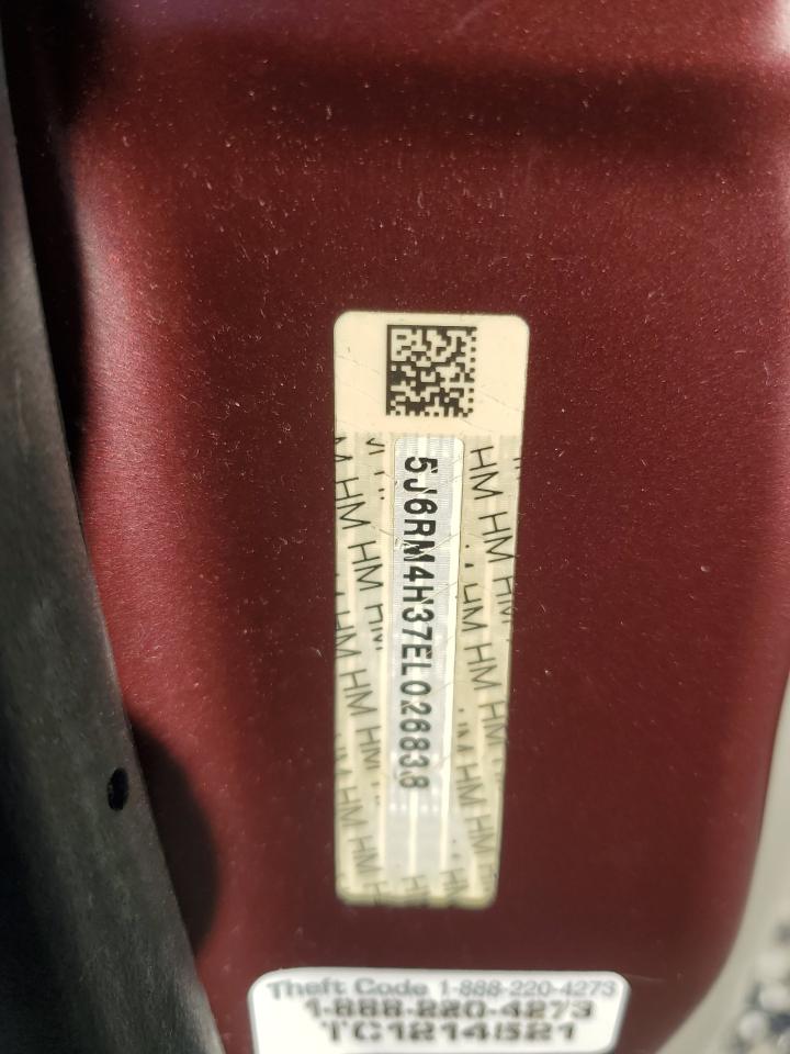 2014 Honda Cr-V Lx VIN: 5J6RM4H37EL026838 Lot: 92432205